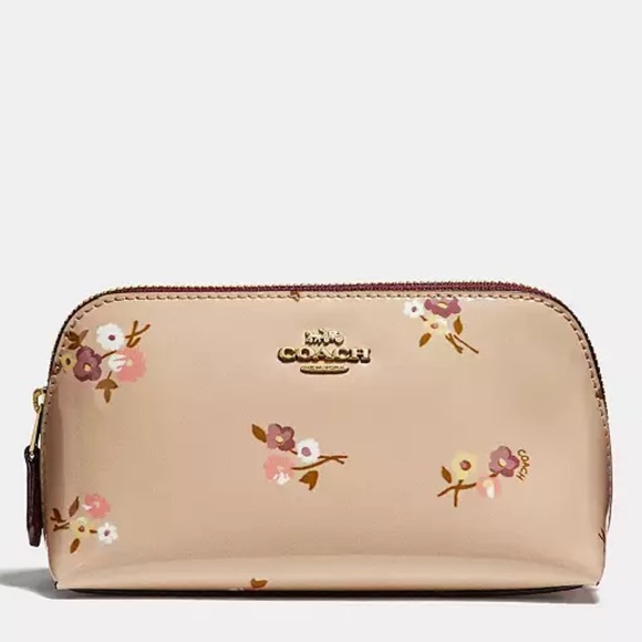 Coach Cosmetic Case 17 With Baby Bouquet Print - Picture 1 of 8